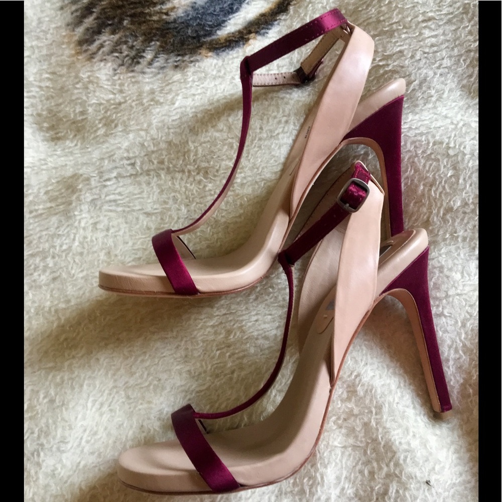 Elegant BCBGMaxAzria strappy heels